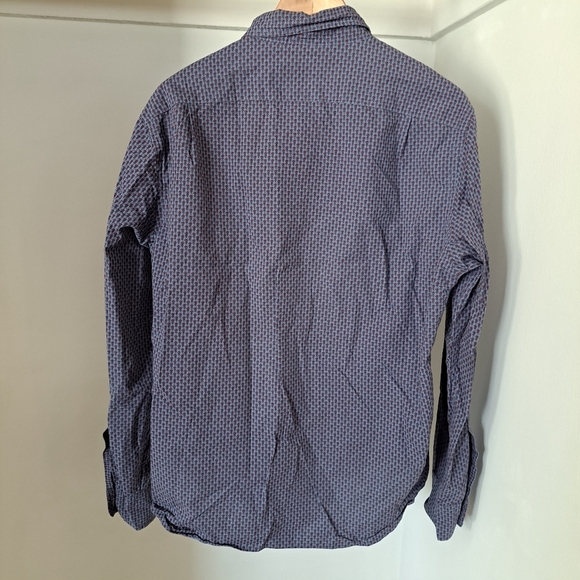 J crew | Blue and red pineapple print dress shirt slim fit - Picture 7 of 11